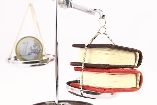 A gavel resting on a stack of documents with the scales of justice in the background, symbolizing regulatory oversight of banking practices and consumer protection laws.